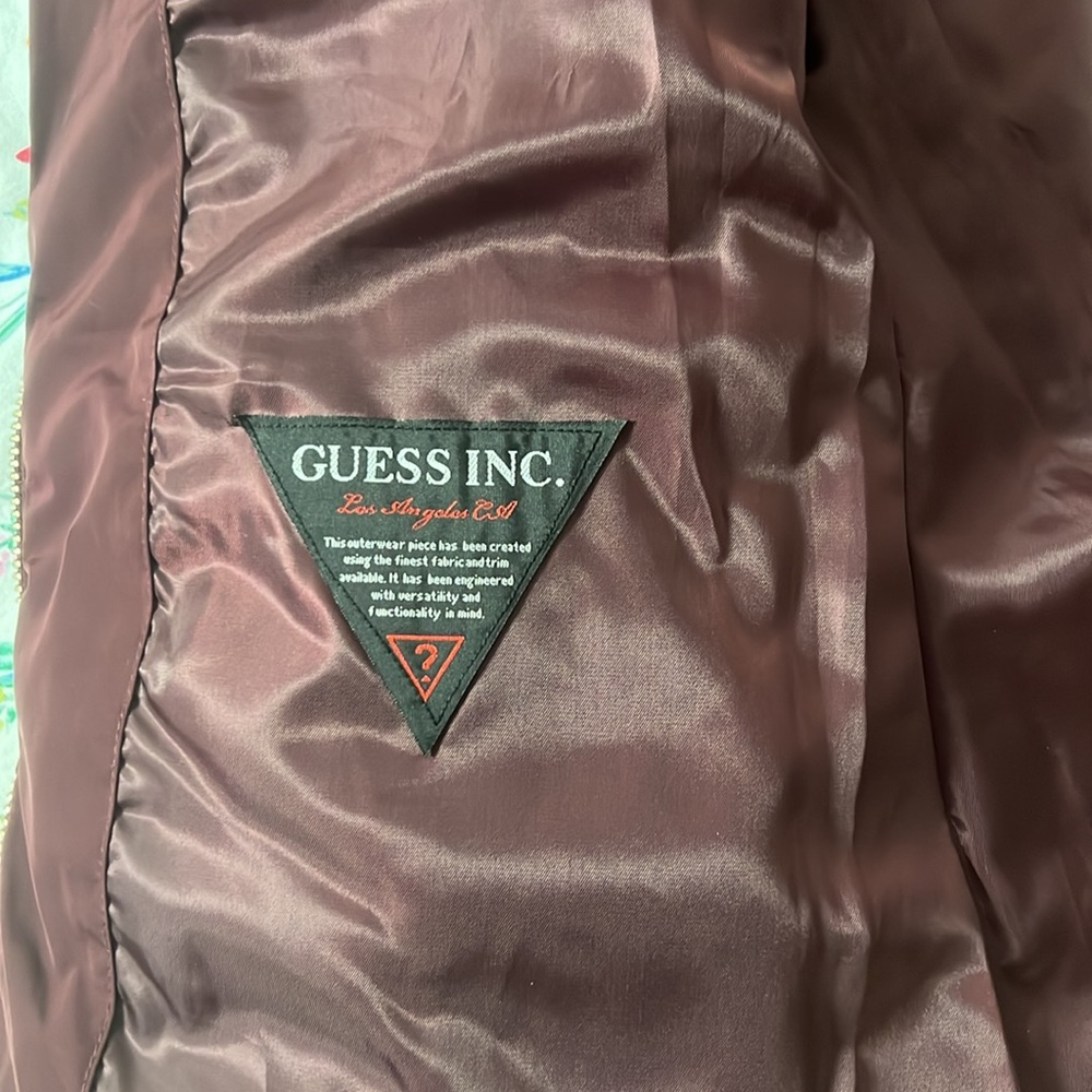 Guess Winter Jacket with hood, women’s size M - Picture 4 of 12